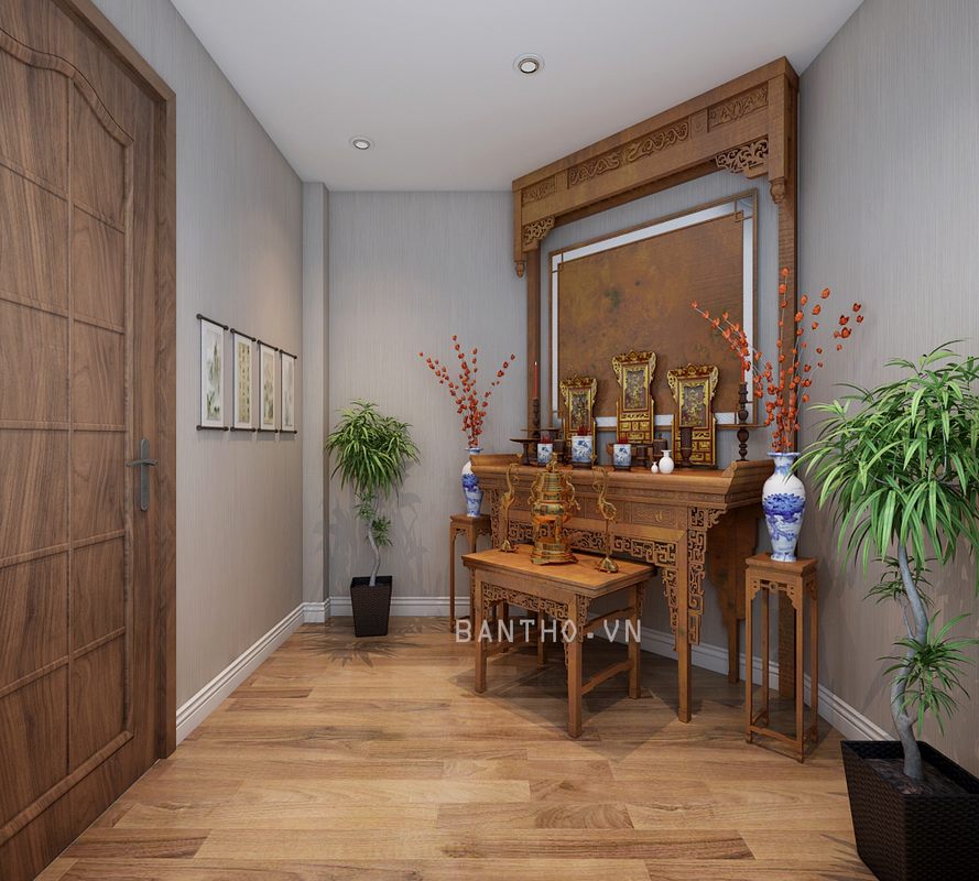 Tủ thờ - bàn thờ đẹp - Mẫu 04